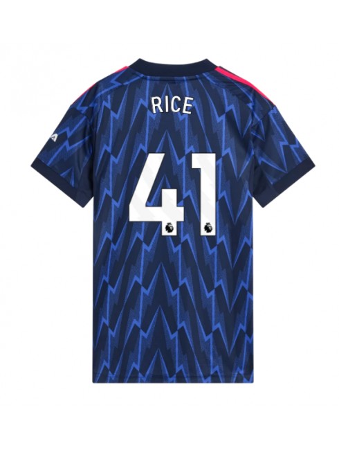 Arsenal Declan Rice #41 Replika Borta Kläder Dam 2025-26 Kortärmad Arsenal Declan Rice #41 Replika Borta Kläder Dam 2025-26 Kortärmad